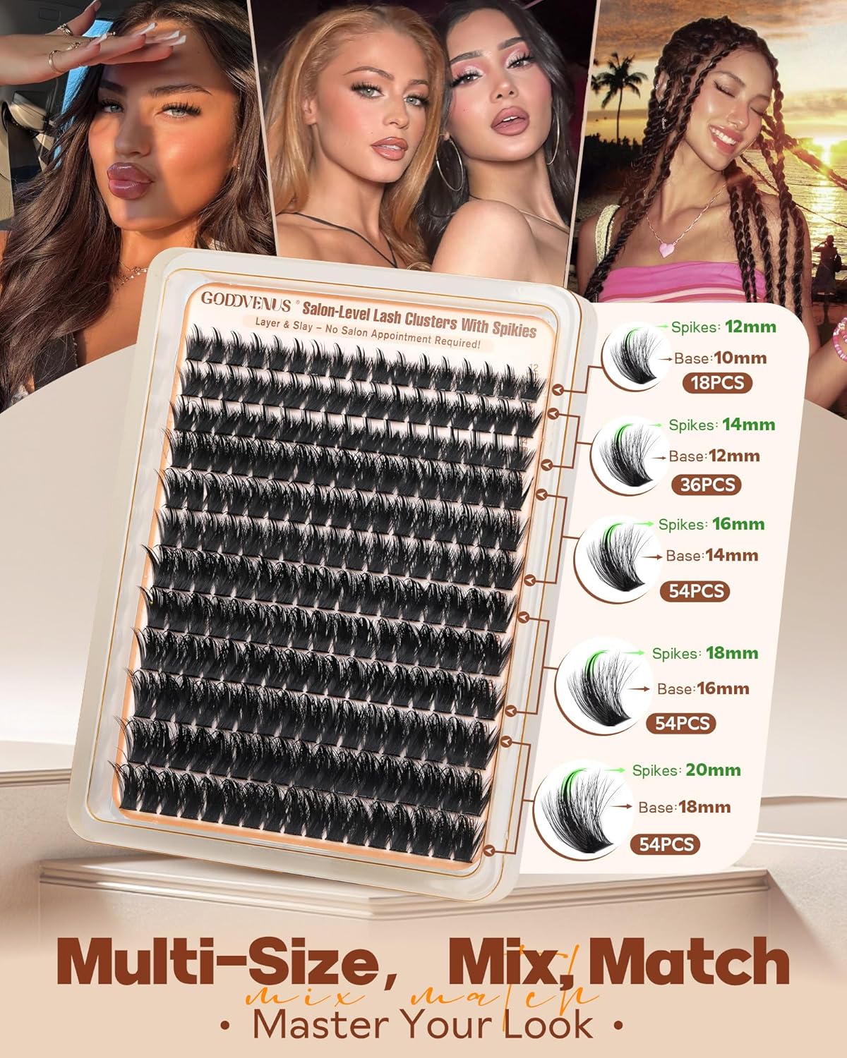 Kit complet sprâncene 10-18mm